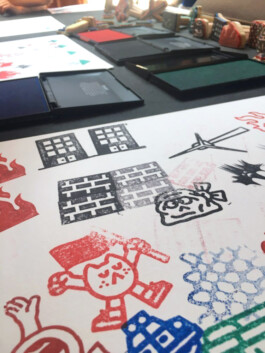 atelier Composition graphique en Tampons Le Print Club