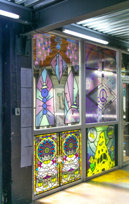 scenographie vinyle Le Print Club