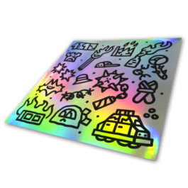 Sticker Holographique Le Print Club